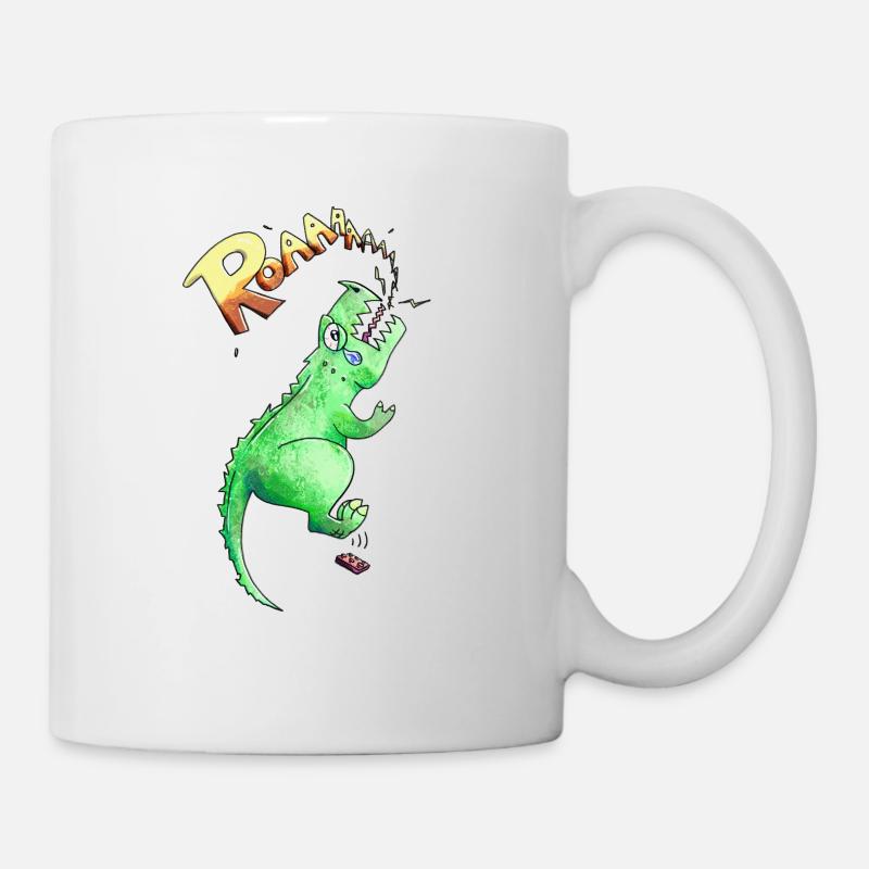 T-Rex - Tasse - Weiß