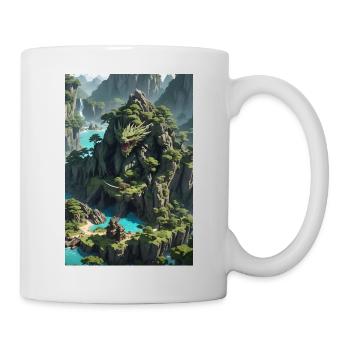 Monsterisland - Tasse - Weiß - Rechts