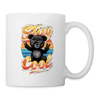 Stay Cool - Funny Bear - Bear - Mug - white - Right
