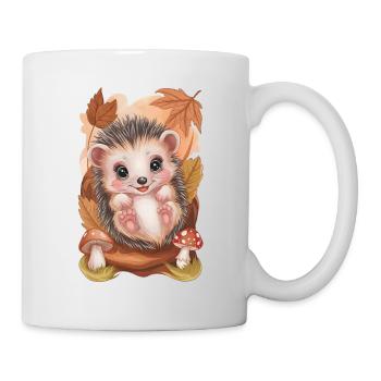 Entzückender Baby-Igel - Tasse - Weiß - Rechts