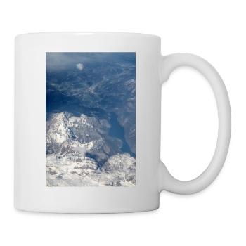 Cloud Formations and the alps near the Zugspitze - Mug - white - Right