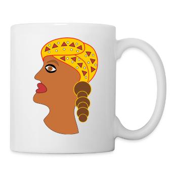 Ethnic Motif Female - Mug - white - Right