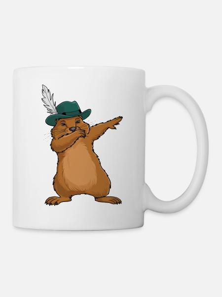 Murmeltier für einen Murmeltier Liebhaber - Tasse - Weiß