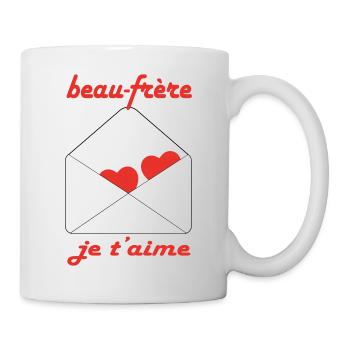 Brother-in-law I love you - Mug - white - Right