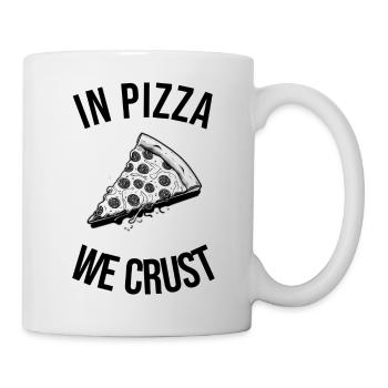 In Pizza We Crust - Amateurs de pizza - ApriNoeScor - Mug blanc - blanc - Droite