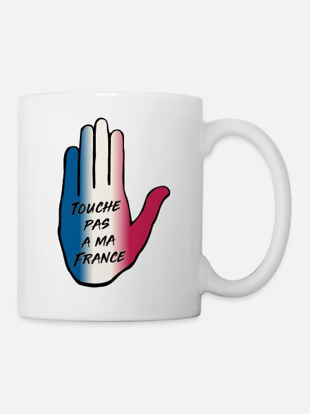 touche pas a ma France - Mug blanc - blanc