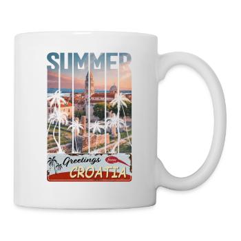 Croatia hrvatska kroatien hrv hr travel Zadar - Mug - white - Right