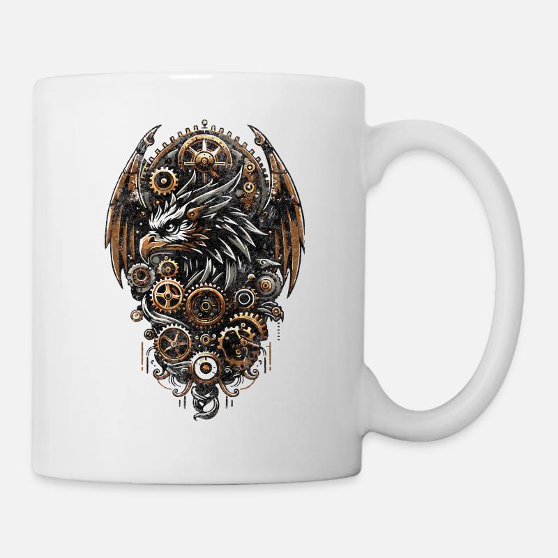 STEAMPUNK EAGLE - Mug - white