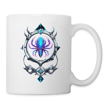 Cancer Futuristic Symbol - Mug - white - Right