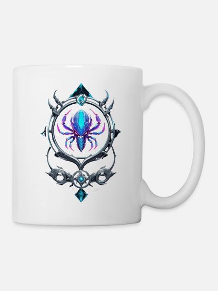 Cancer Futuristic Symbol - Mug - white