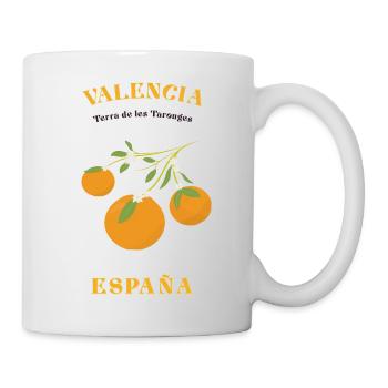 Valencia Orangen - Tasse - Weiß - Rechts
