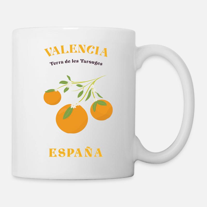 Valencia Orangen - Tasse - Weiß