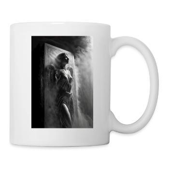 Ange gelé - Mug blanc - blanc - Droite