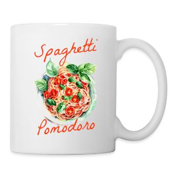 Spaghetti Pomodoro Cuisine italienne - Mug blanc - blanc - Droite
