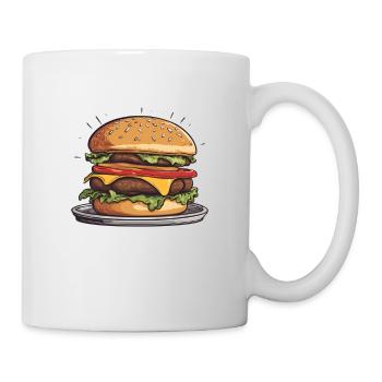 J’aime BIG BUNS - drôle punny choquant - Mug blanc - blanc - Droite