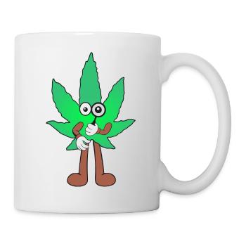 Der Bloom - Weed Cannabis Stoned Hanf Marihuana - Tasse - Weiß - Rechts