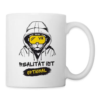 VR Realität ist optional - Tasse - Weiß - Rechts