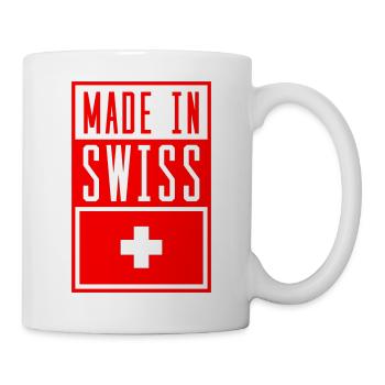 swiss made in 2 - Tasse - Weiß - Rechts
