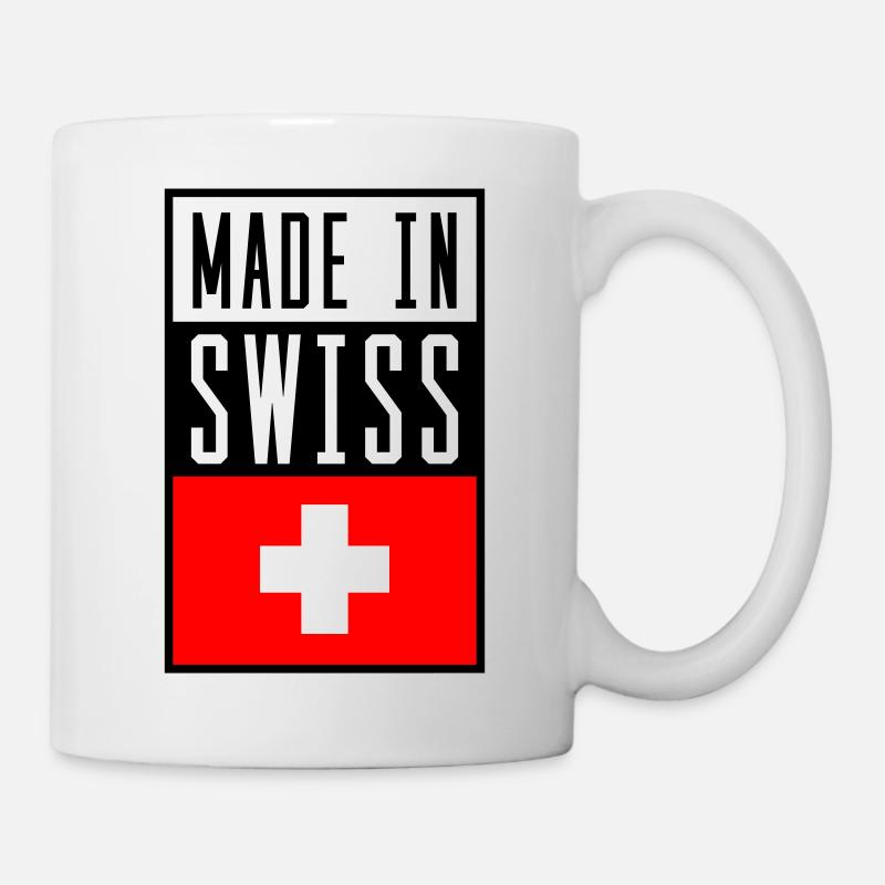 Fabriqué en Suisse - Mug blanc - blanc