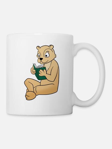 Lesen - Tasse - Weiß