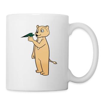 Papierflieger - Tasse - Weiß - Rechts