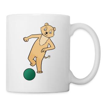Fussball - Tasse - Weiß - Rechts