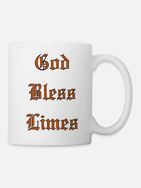 GodBlessLimes - Tasse - Weiß