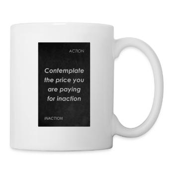 The price for inaction 2 - Mug - white - Right