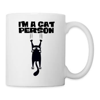 I'm a cat person - Mug - white - Right