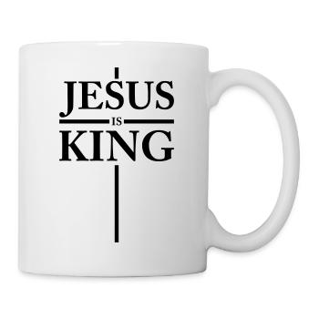 jesus is king 01 - Tasse - Weiß - Rechts