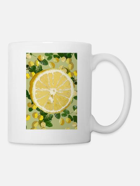 Zitrone Zitronen - Tasse - Weiß