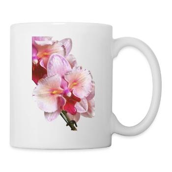 Phalaenopsis Cygne Fard à joues Fleur d’orchidée pélorique - Mug blanc - blanc - Droite