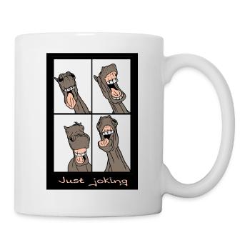 « Je plaisante » - Mug blanc - blanc - Droite