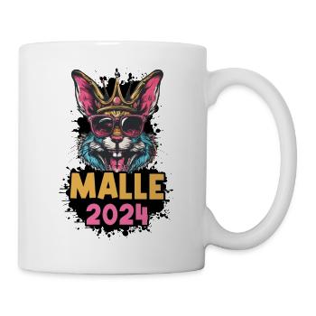 Malle 2024 Lapin - Mug blanc - blanc - Droite