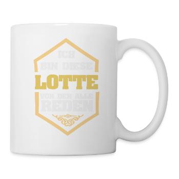 Rufname Lotte - Tasse - Weiß - Rechts