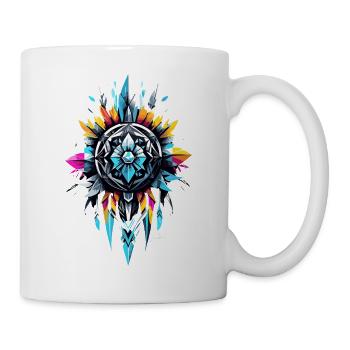 Symbole géométrique tribal - Mug blanc - blanc - Droite