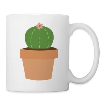 Kaktus - Tasse - Weiß - Rechts