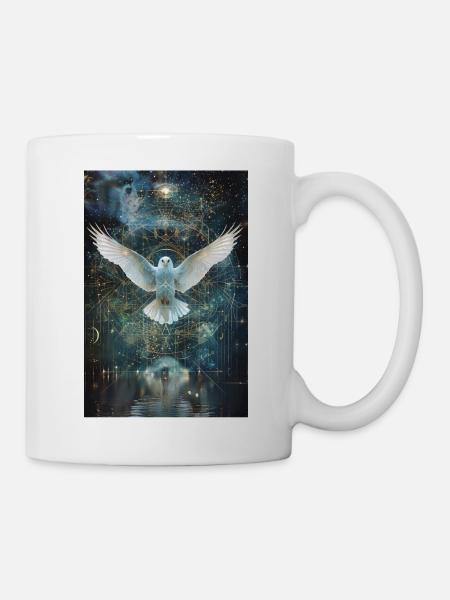 Heilige Geometrie - Tasse - Weiß