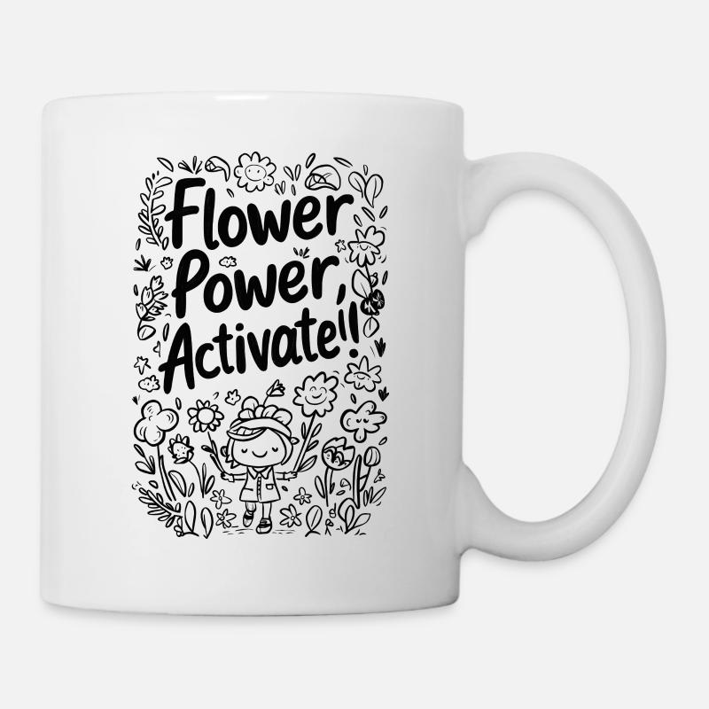 Flower Power Activate - Mug - white