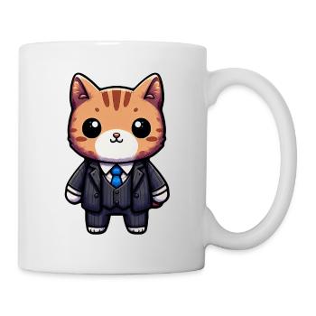 Charming Cat Executive - Mug - white - Right