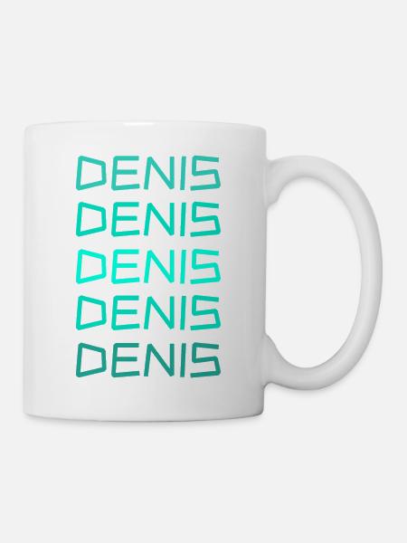 Vorname Denis - Tasse - Weiß