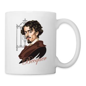 Gustavo Adolfo Bécquer - Tasse - Weiß - Rechts