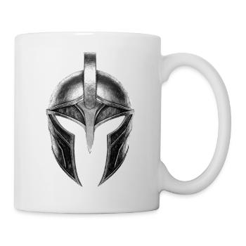 Casque Spartiate Symbole Fer - Mug blanc - blanc - Droite