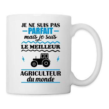 Pas parfait mais meilleur agriculteur du monde - Mug blanc - blanc - Droite