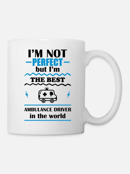 Nicht perfekt, aber bester Sanitäter der Welt - Tasse - Weiß