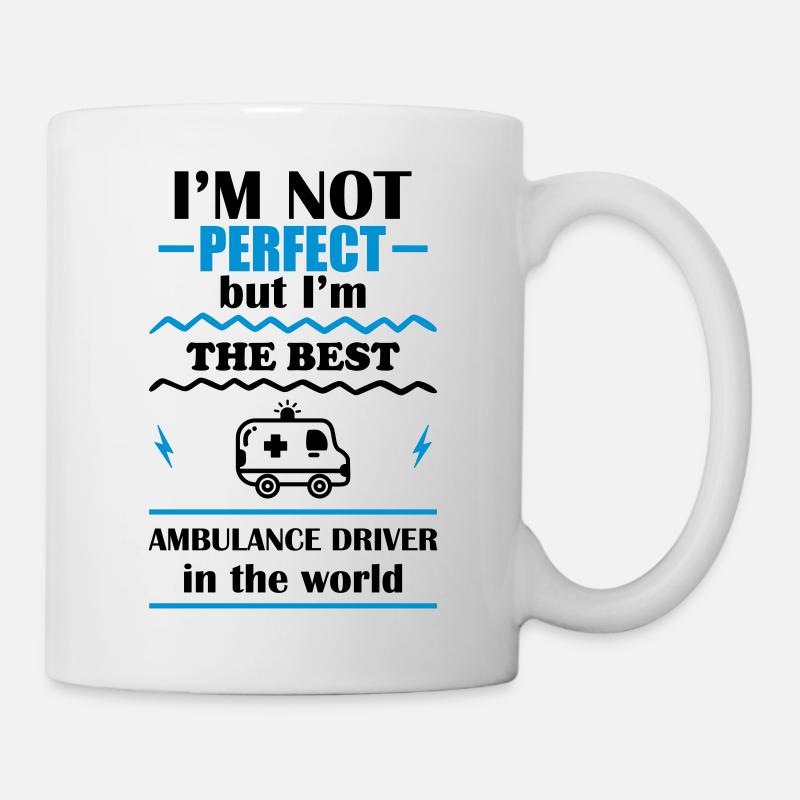 Nicht perfekt, aber bester Sanitäter der Welt - Tasse - Weiß