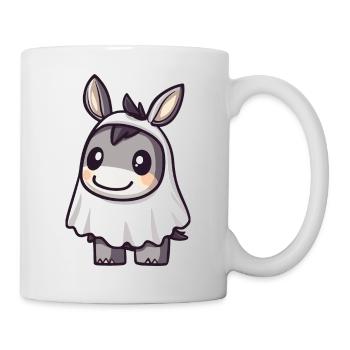 Donkey Halloween Funny Ghost - Mug - white - Right
