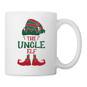 Le cadeau de Noël de l’oncle elfe - Mug blanc - blanc - Droite