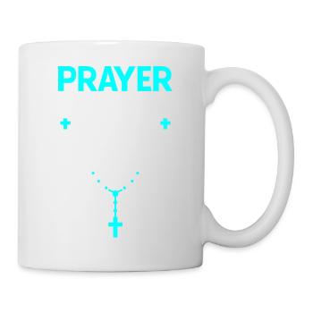 Prayer The World's Greatest Wireless Connection 3 - Tasse - Weiß - Rechts