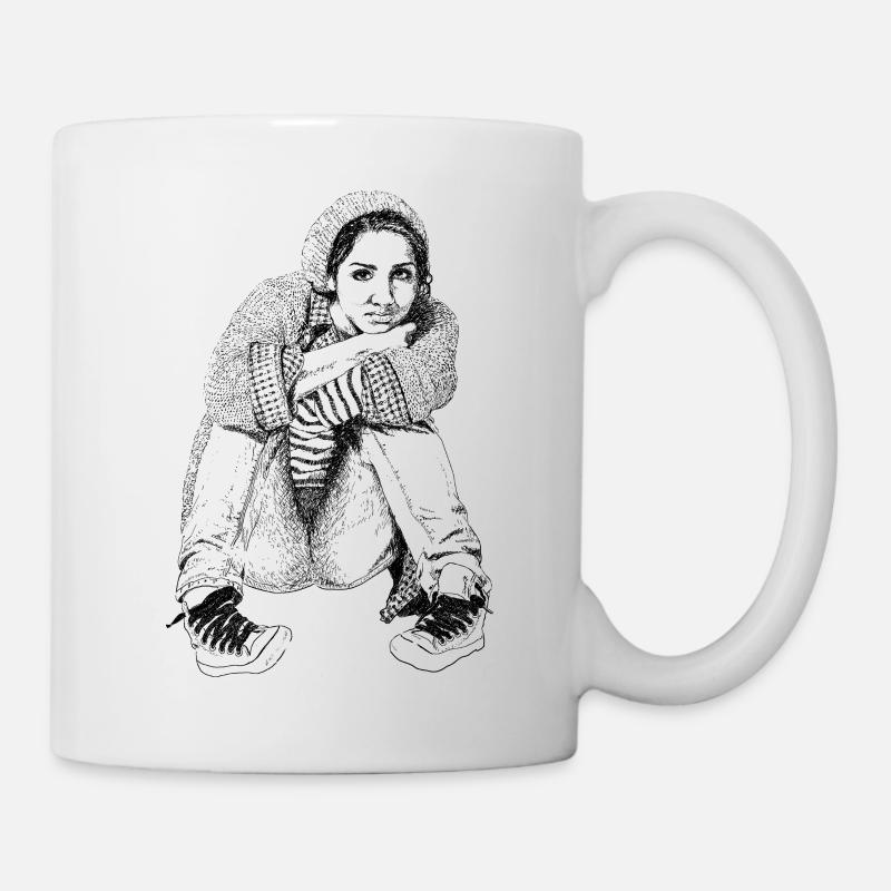 my life - Tasse - Weiß